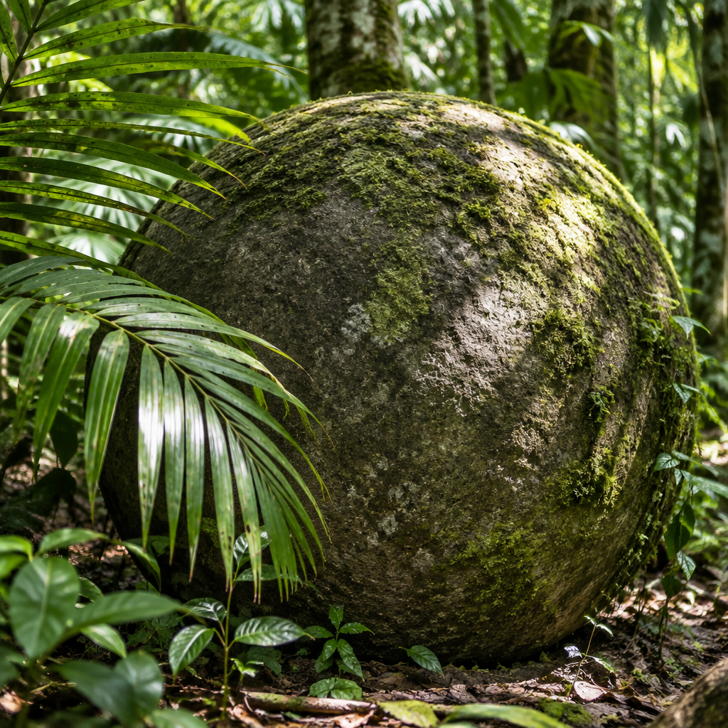 Esferas de pedra de Diquís: precisão geométrica na selva da Costa Rica